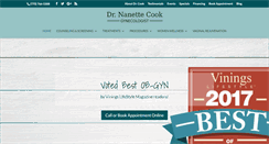 Desktop Screenshot of cookgyn.com